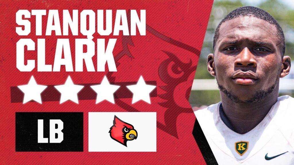 watch 4 star lb stanquan clark commits to louisville