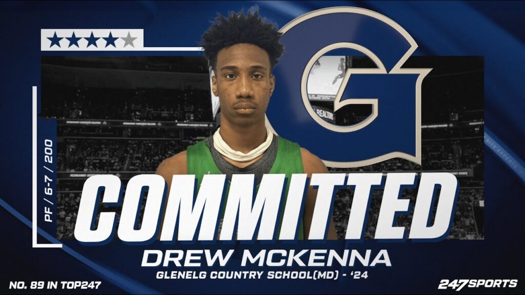 watch 4 star pf drew mckenna commits to georgetown live on 247sports