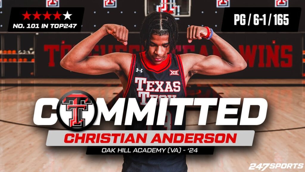 watch 4 star pg christian anderson commits to texas tech live on 247sports