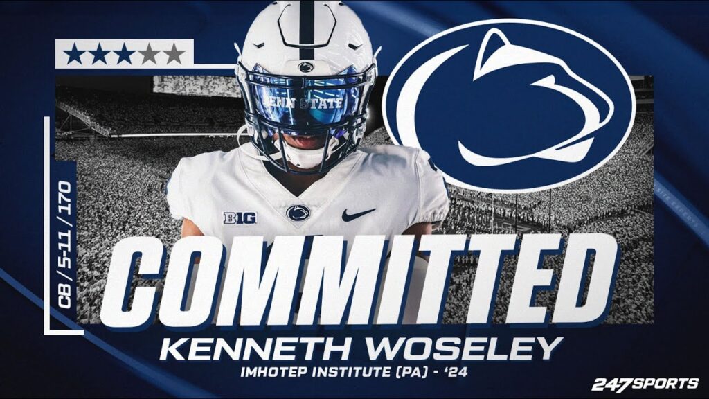 watch cb kenneth woseley commits to penn state on 247sports