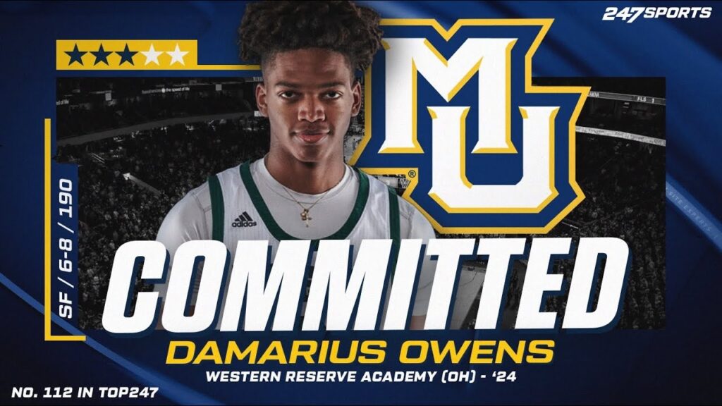 watch damarius owen commits to marquette