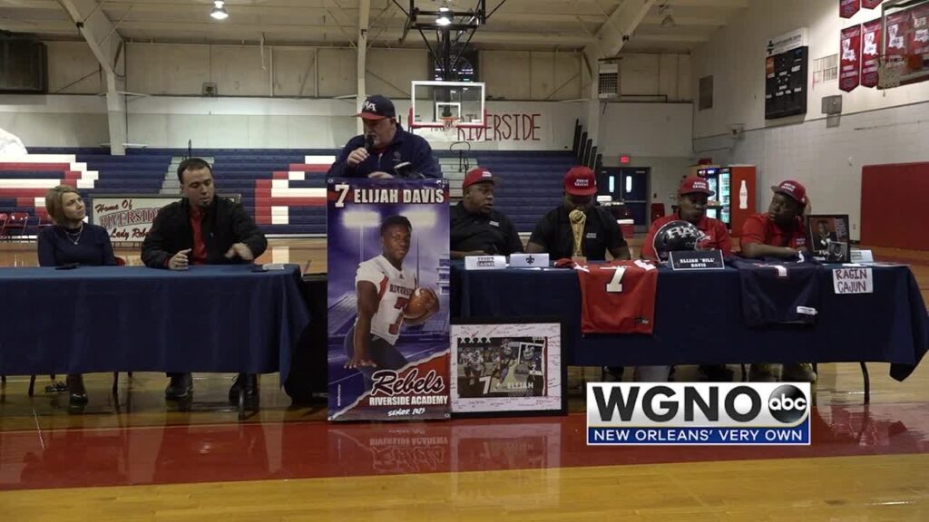 watch elijah bill davis signs nli to join the ragin cajuns