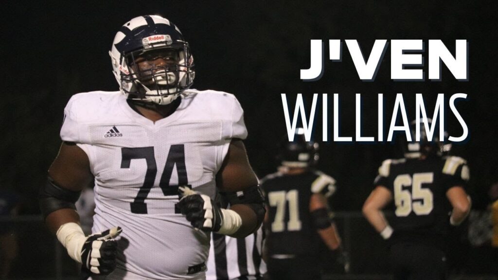 watch highlights of penn state offensive line commit and five star prospect jven williams weare