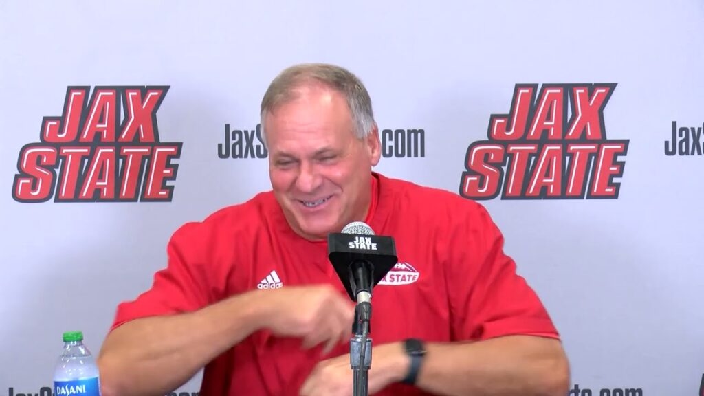 watch jax state football head coach rich rodriguez wr quinton lane and lb laletia hale