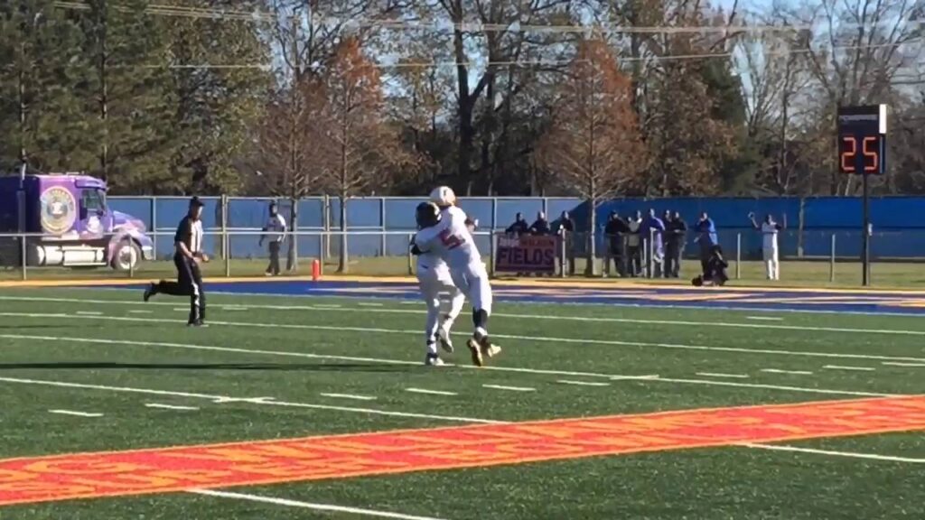 watch lsu commit damonte coxie drag a defender 20 yards for a touchdown