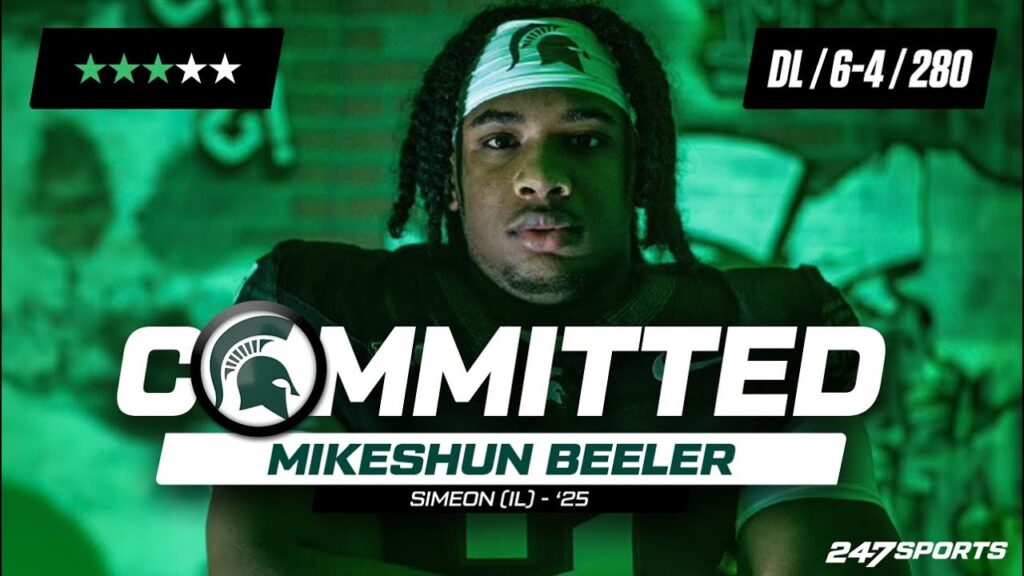 watch mikeshun beeler commits to michigan state live on 247sports