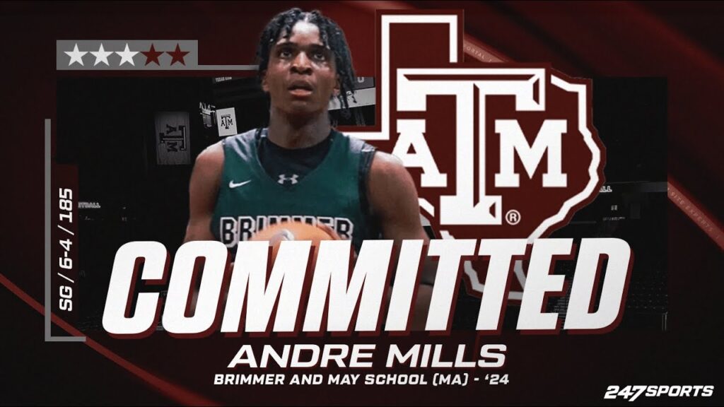 watch sg andre mills commits to texas am