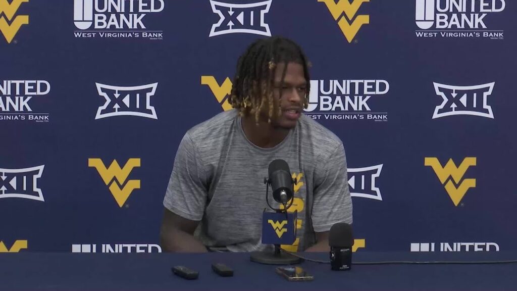 watch wvu football wide receiver jaden bray speaks with media 2