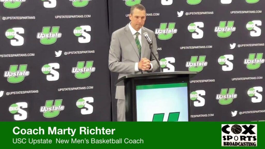 welcome home new usc upstate coach marty richter