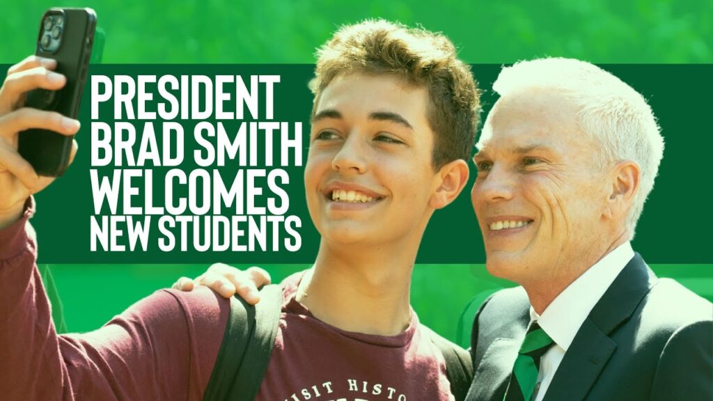 welcome to marshall university from president brad smith