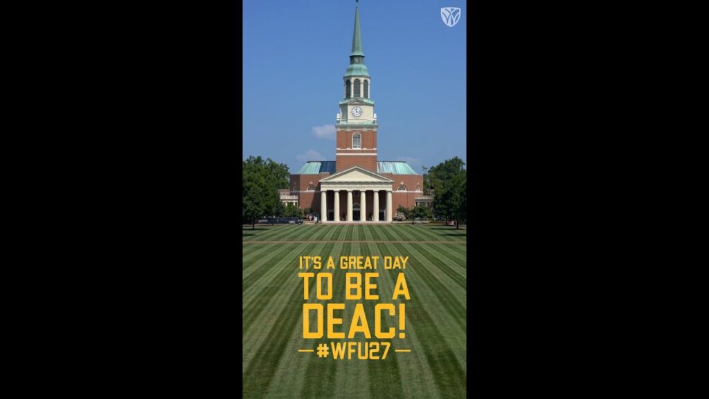 welcome to wake forest class of 2027