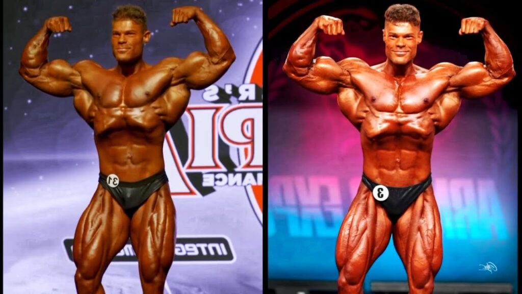 wesley vissers olympia 2023 7th place vs arnold classic 2024 1st place physique comparison