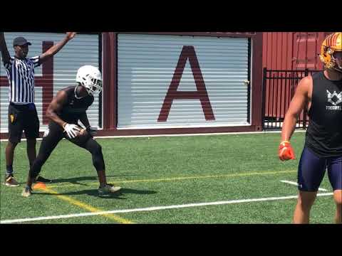 west bloomfield 2020 qb cj harris ohio commit highlights from hamtramck 7on7 tournament