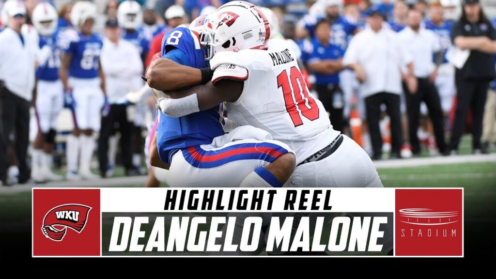 western kentucky dl deangelo malone highlight reel 2019 season stadium