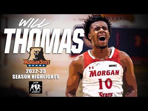 will thomas 2022 23 morgan state university sophomore year highlights