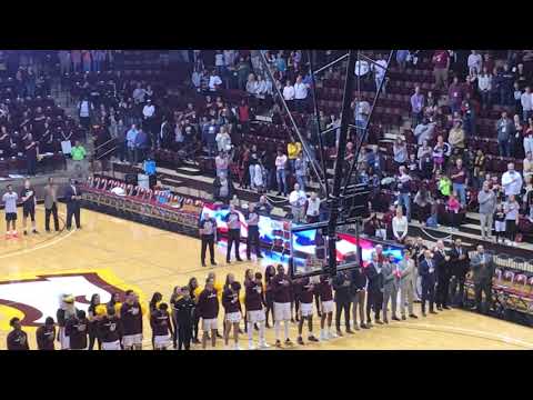 winthrop eagles basketball national anthem