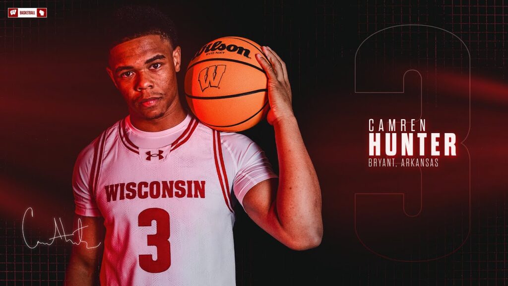 wisconsin basketball meet camren hunter