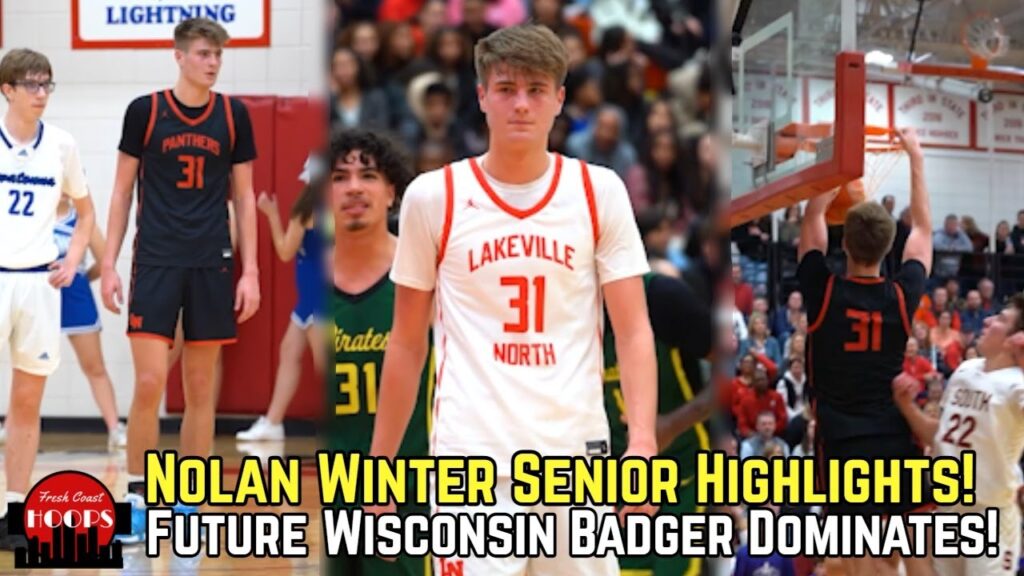 wisconsin commit nolan winter senior highlights 611 forward with range