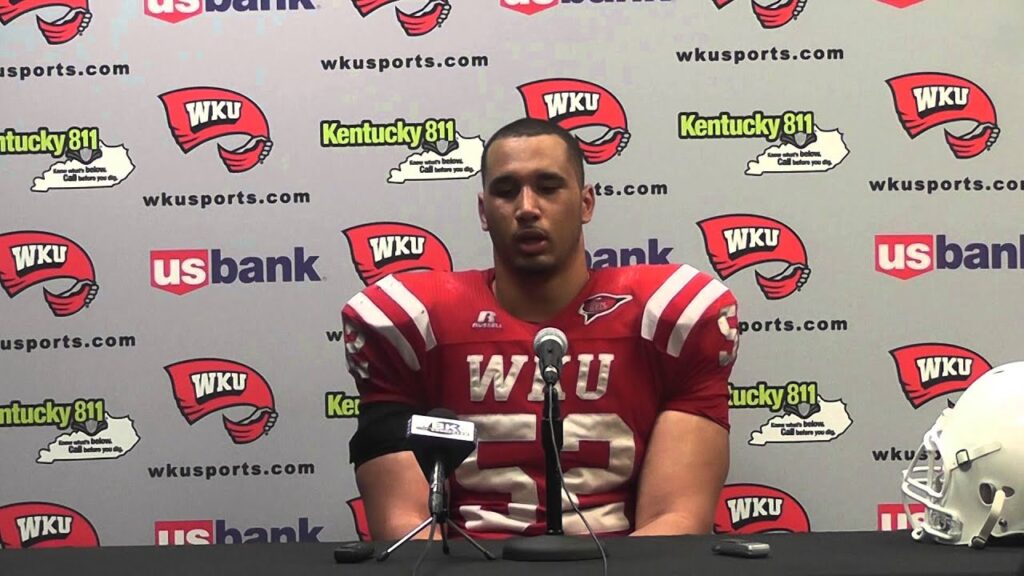 wku offensive lineman cameron clemmons talks spring football on the hill