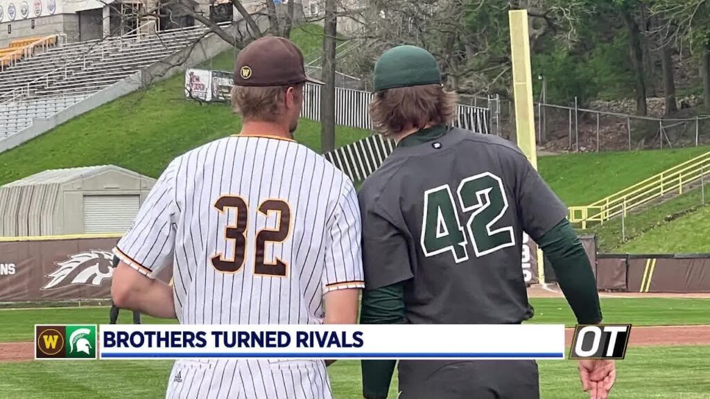 wmu msu pitchers are brothers turned rivals