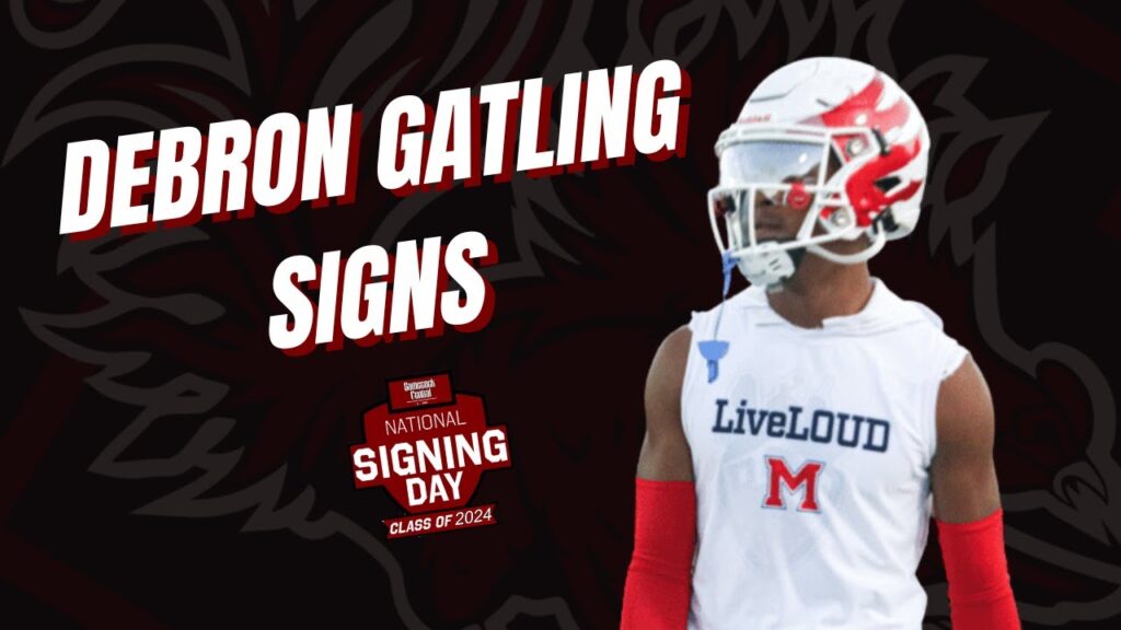 wr debron gatling signs with south carolina national signing day 2024