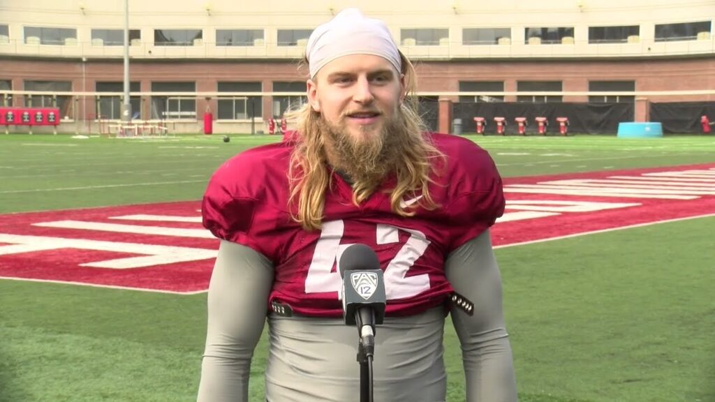 wsu football billy riviere iii after practice 9 14 22