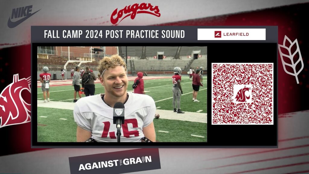 wsu football the biggest thing is the details lb parker mckenna after fall camp 8 13 24