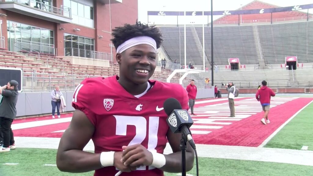 wsu football wayshawn parker after spring game 4 27 24