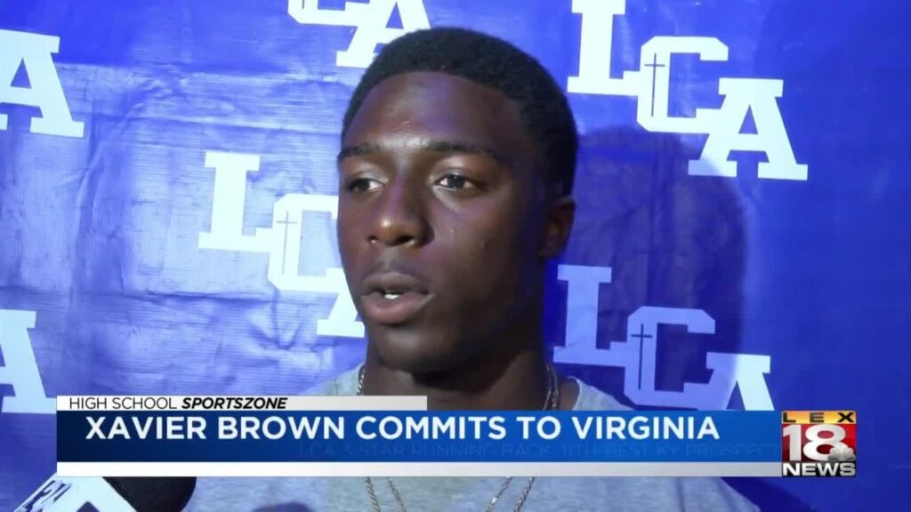 xavier brown commits to uva 1