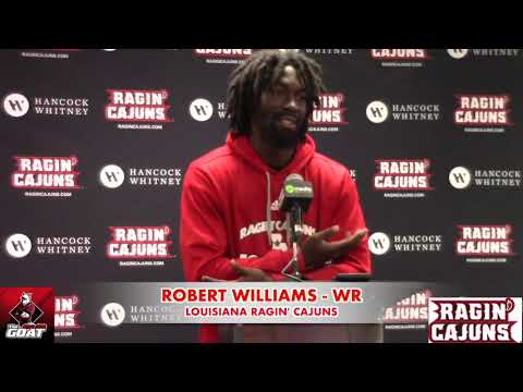 young louisiana wr robert williams impressing in ragin cajuns camp