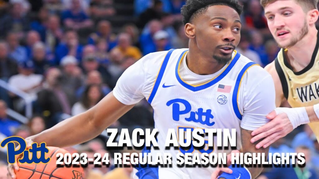 zack austin 2023 24 regular season highlights pitt forward