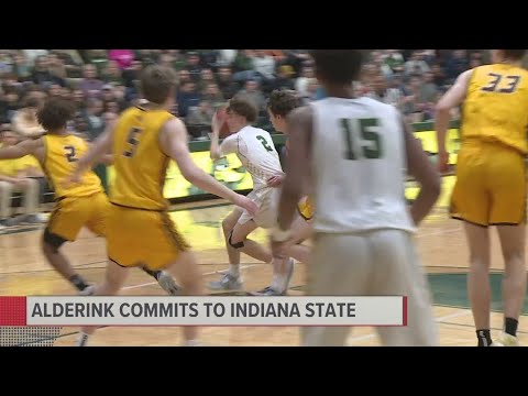 zeeland west basketball star merritt alderink commits to play at indiana state