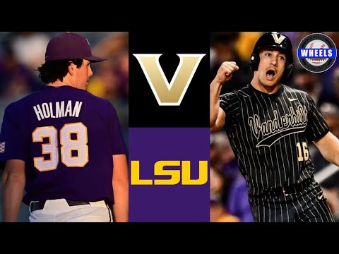 7 vanderbilt vs 18 lsu highlights 2024 college baseball highlights