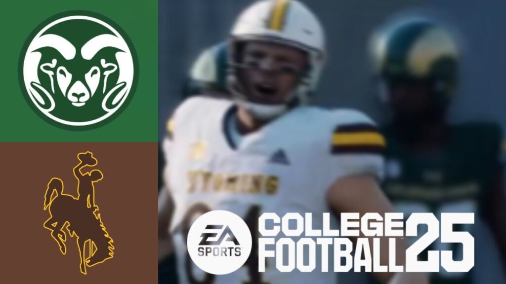 colorado state vs wyoming college football 25 full game simulation