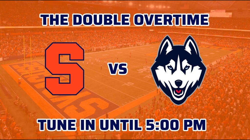 the double overtime syracuse vs uconn november 23rd 2024