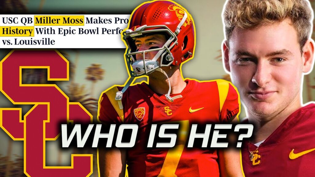 the next star qb for usc miller moss is insane caleb williams backup usc transfer portal 2024