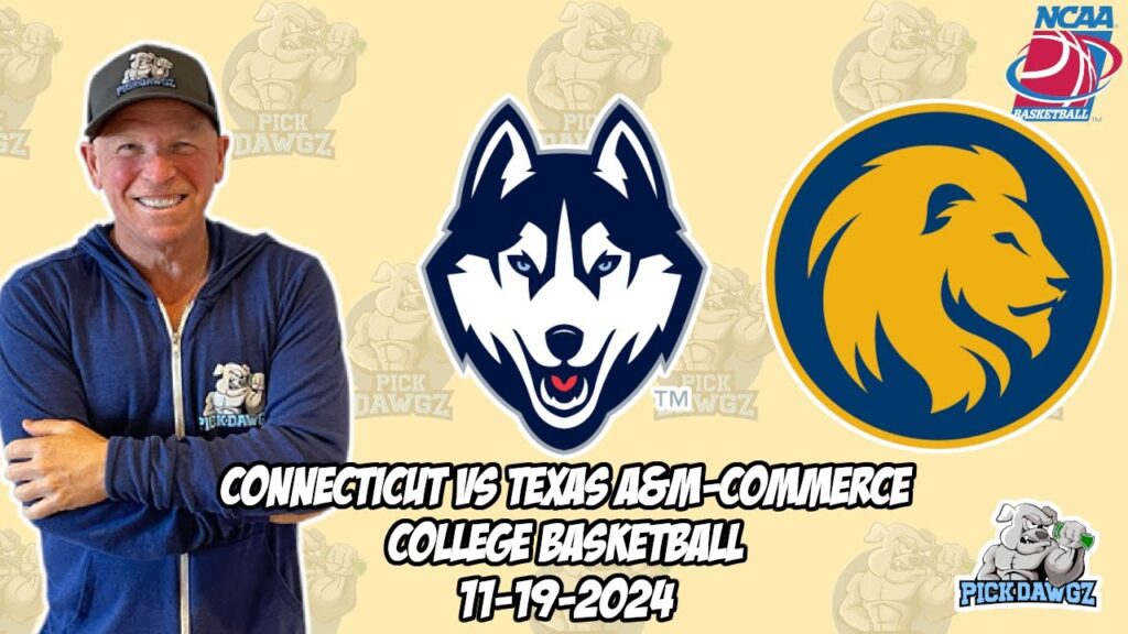 uconn vs east texas am 11 19 24 free college basketball picks and predictions ncaab pick