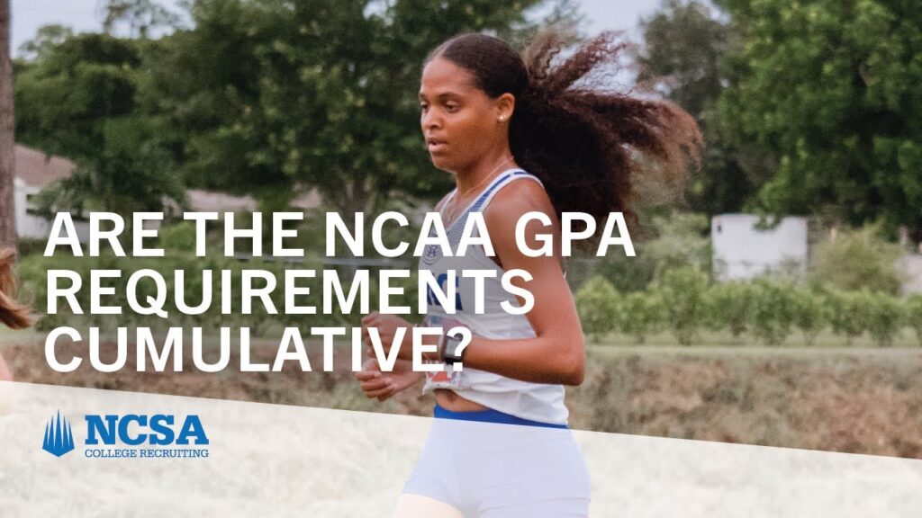 are the ncaa gpa requirements cumulative 1