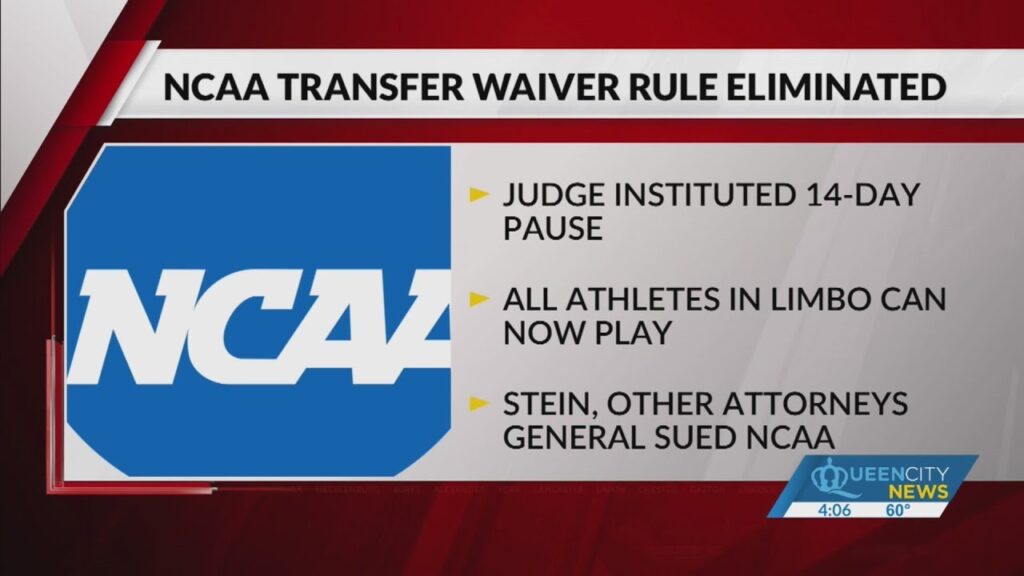 college athletes who transfer twice can play for now after a judge sets aside ncaa transfer rule