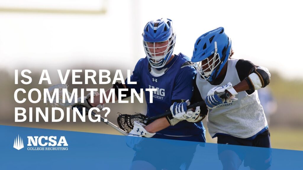 is a verbal commitment binding between player and coach