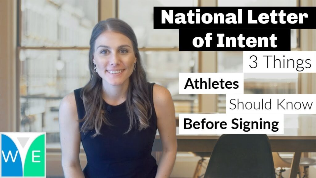 national letter of intent nli what athletes should know before signing