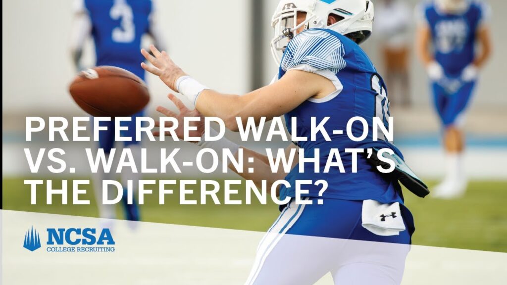 preferred walk on vs walk on whats the difference