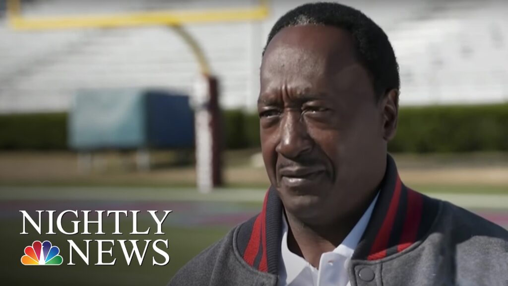 55 year old makes history as oldest player in division i football nbc nightly news