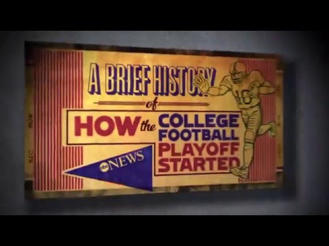 a brief history how the college football playoff started 1