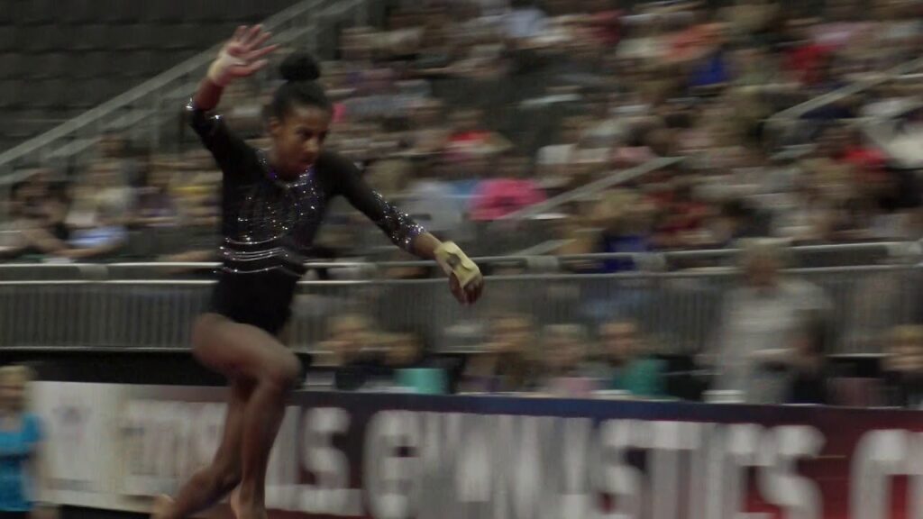 anya pilgrim vault 2019 u s gymnastics championships junior women day 1