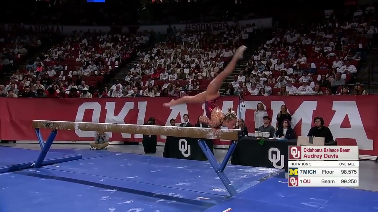 Audrey Davis, Oklahoma: Rising Star in Collegiate Gymnastics ...