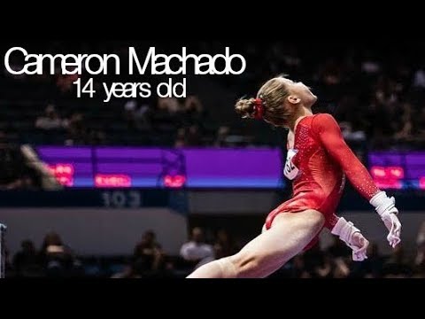 cameron machado amazing 14 year old gymnast jr elite