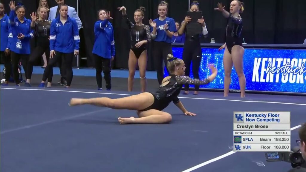 creslyn brose near perfect 9 975 floor kentucky vs florida 3 3 24