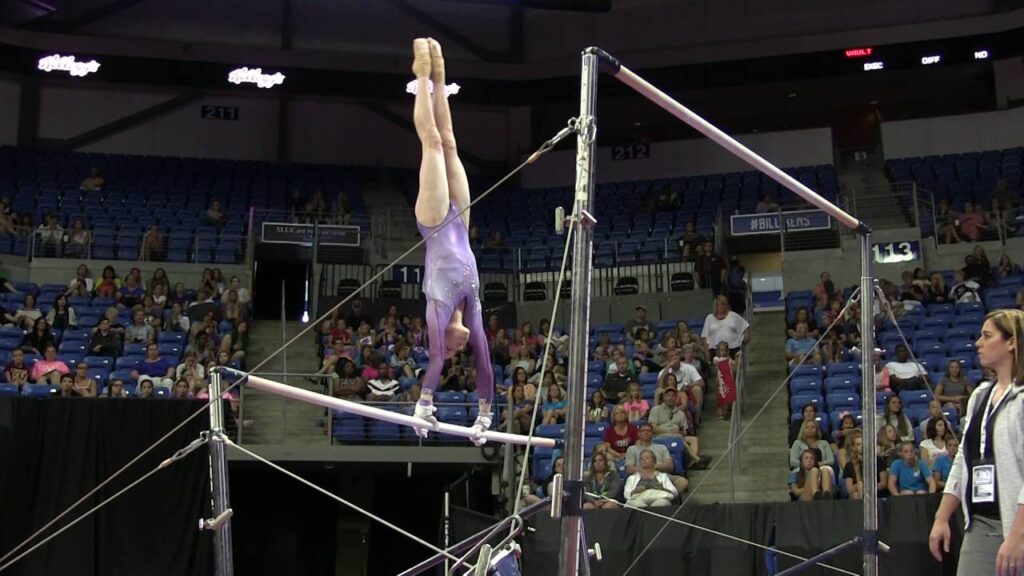 jaylene gilstrap uneven bars 2016 pg gymnastics championships jr women day 1