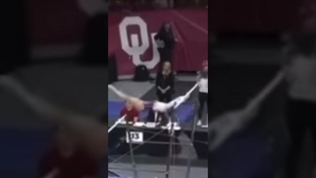 jordan bowers from oklahoma earns a perfect 10 on bars the narrotors are narrating vault perfect